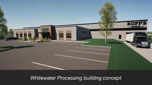 Whitewater Processing building concept